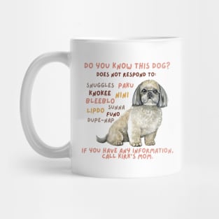 Leftover Dog Poster - Kirk - fundraiser Mug